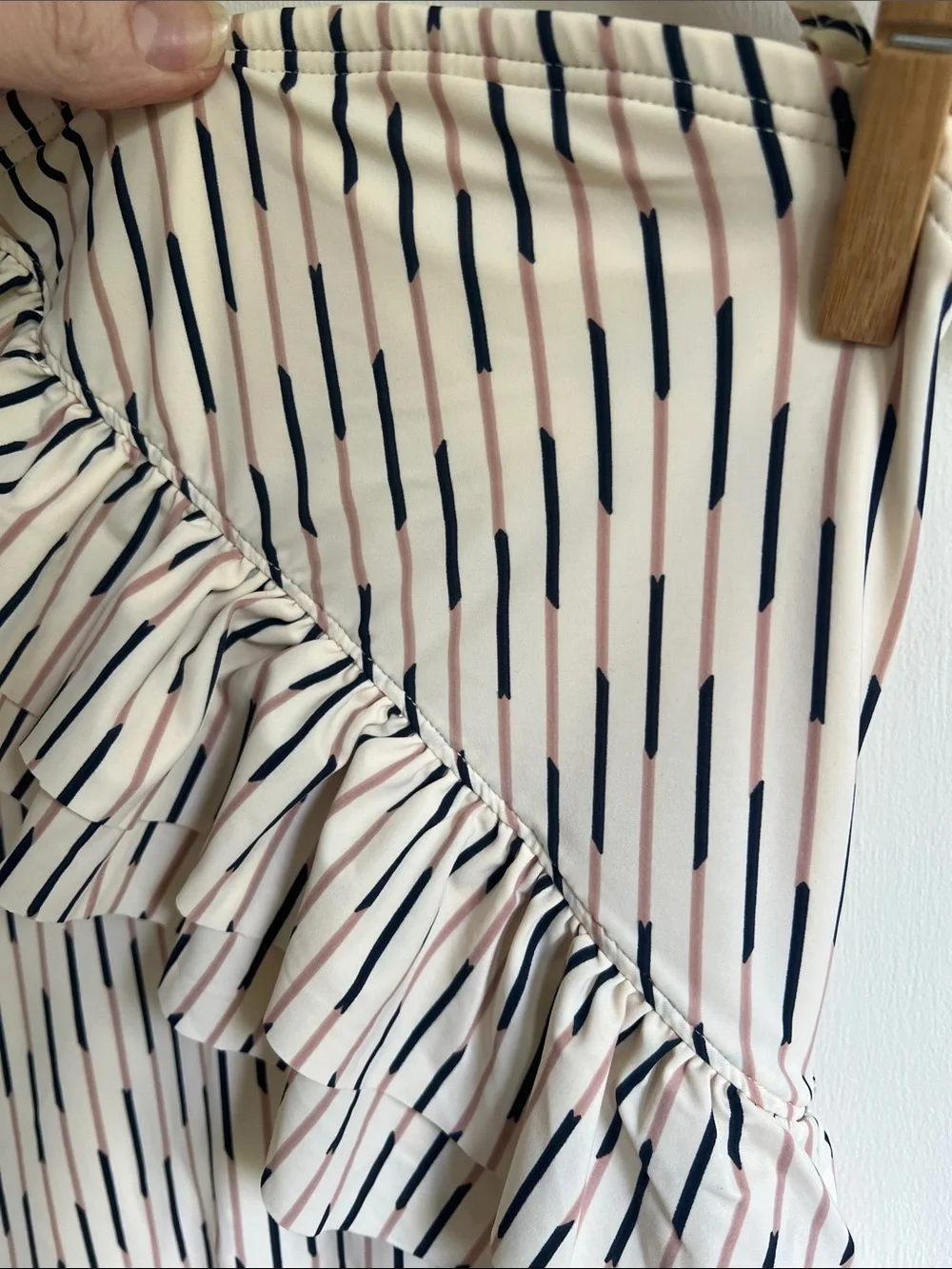Marc by Marc Jacobs Ruffle One Piece Neutral - Picture 4 of 13
